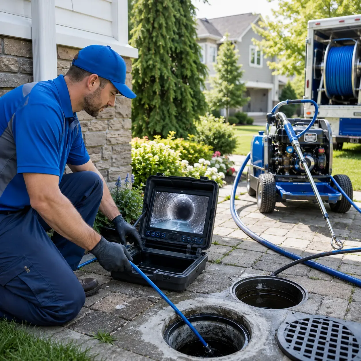 Outdoor drain cleaning professionals serving Somersworth, NH
